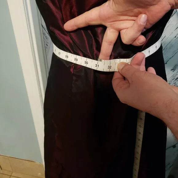 Acetate Formal Dress size 7 - Picture 3 of 12
